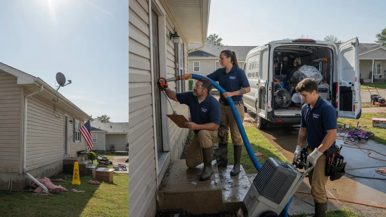 Ceiling Water Damage Restoration in Jameson, MO near me